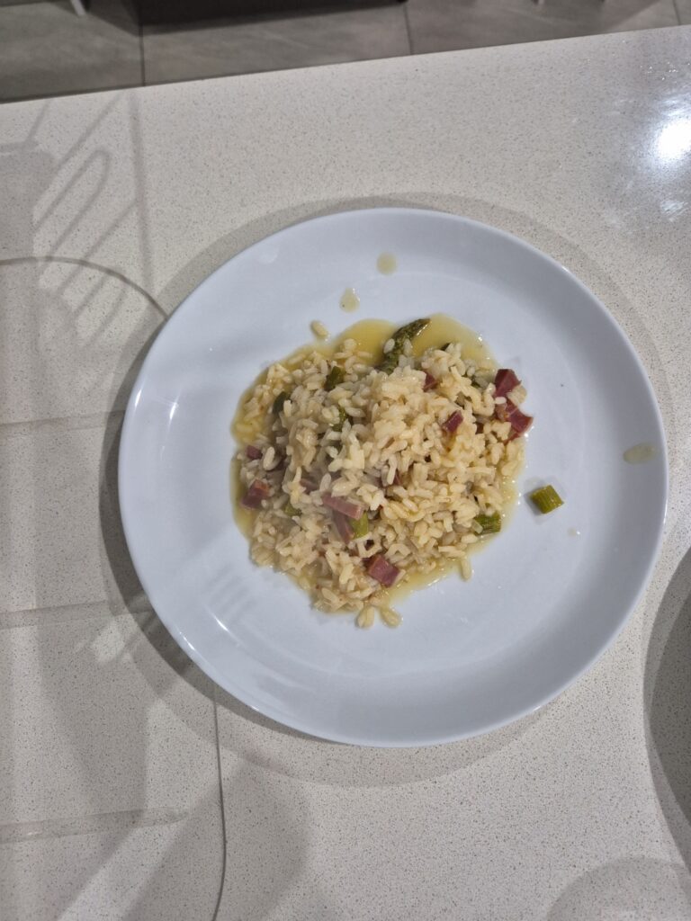 Risotto with Asparagus and Pancetta