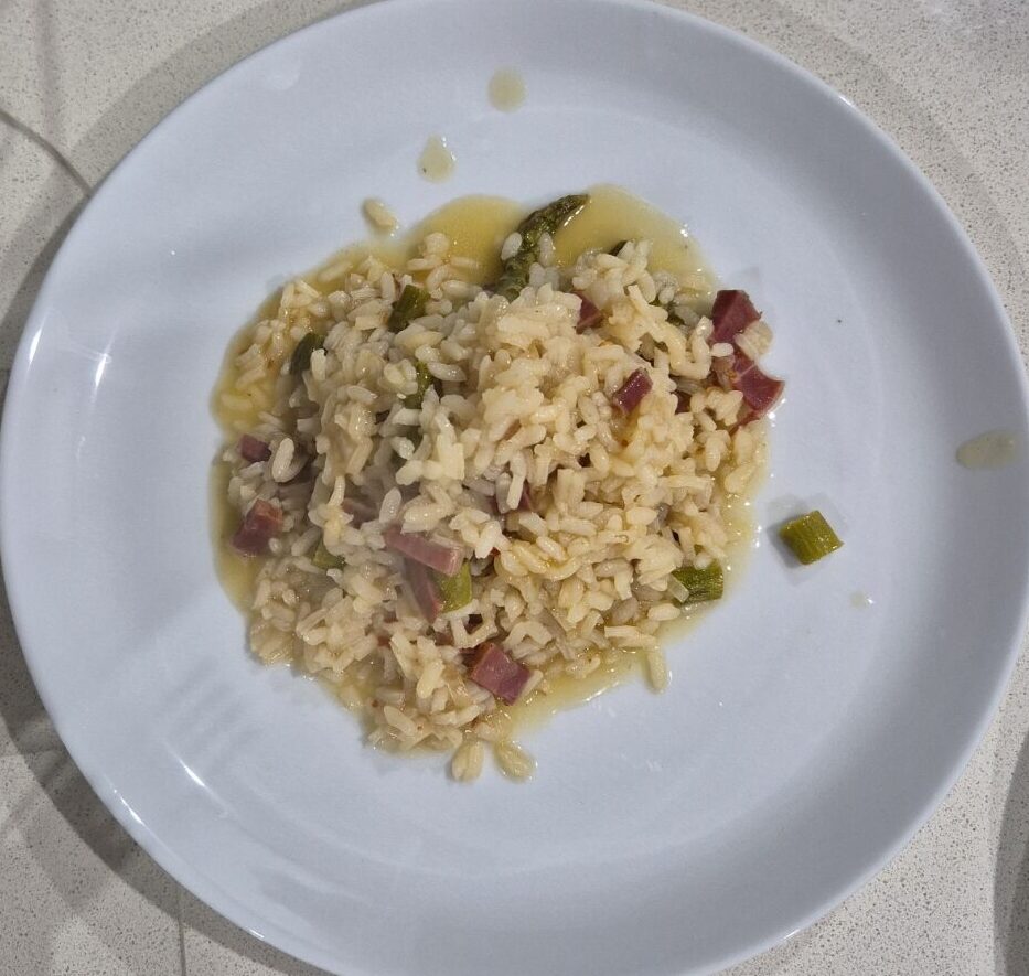 Risotto with Asparagus and Pancetta