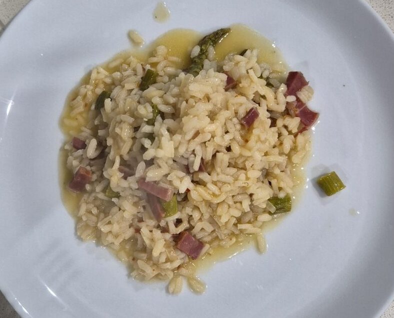 Risotto with Asparagus and Pancetta