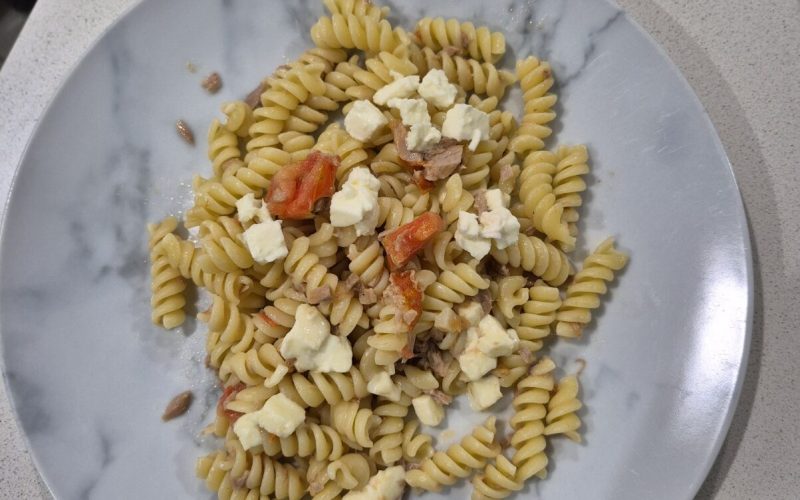 20250513_195051 Pasta with tuna, tomato and mozzarella